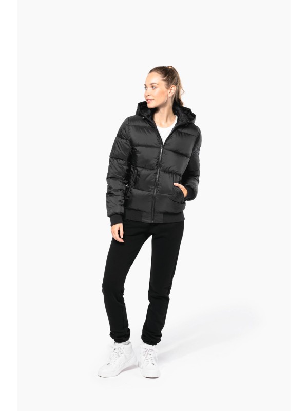 Bluso ripstop reciclado com capuz unissexo - K6166