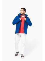 Parka softshell acolchoada com capuz - K650