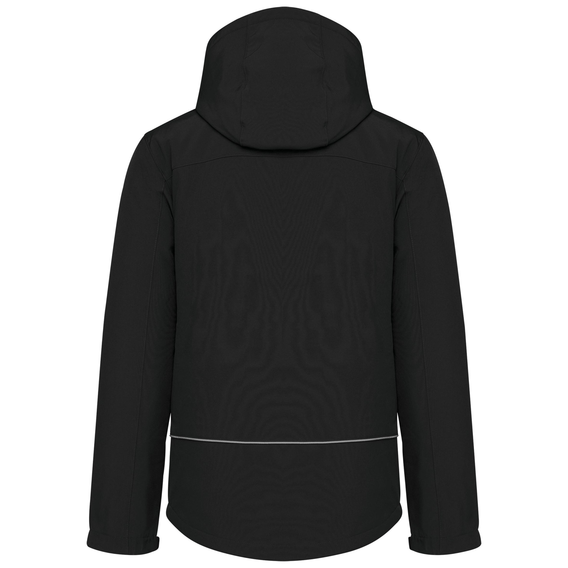 Parka softshell acolchoada com capuz - K650