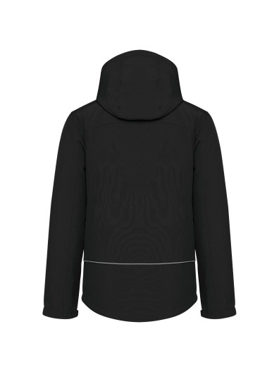 Parka softshell acolchoada com capuz - K650