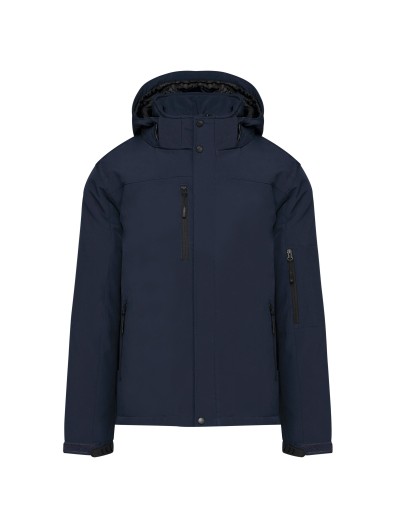 Parka softshell acolchoada com capuz - K650