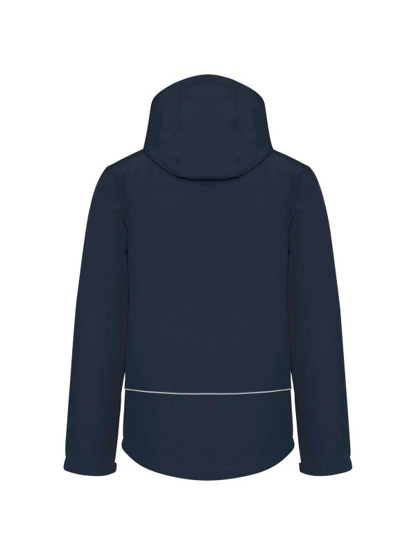 Parka softshell acolchoada com capuz - K650