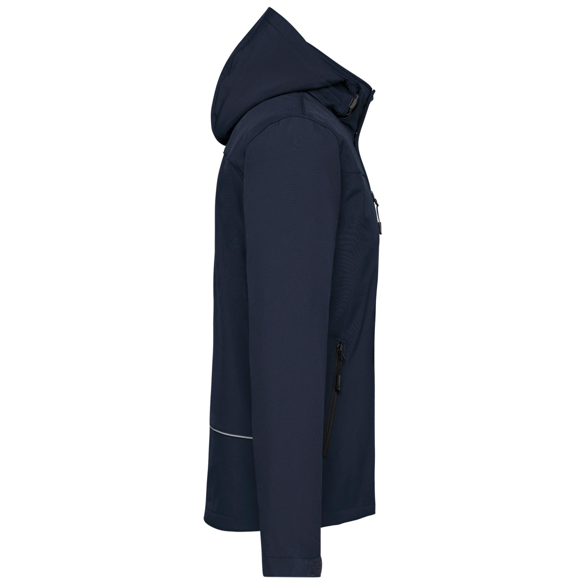 Parka softshell acolchoada com capuz - K650