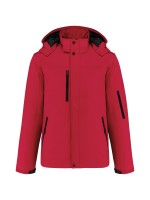 Parka softshell acolchoada com capuz - K650