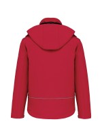 Parka softshell acolchoada com capuz - K650