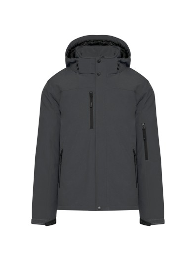 Parka softshell acolchoada com capuz - K650