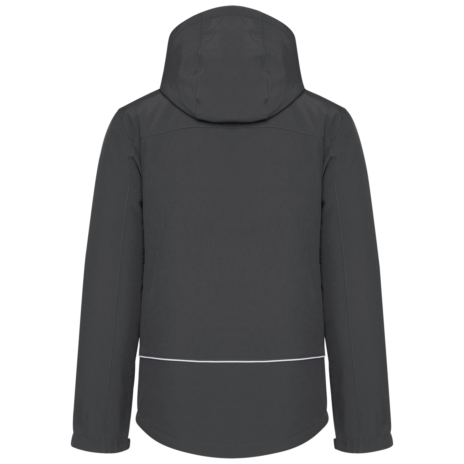 Parka softshell acolchoada com capuz - K650