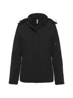 Parka softshell acolchoada com capuz - K651