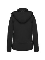 Parka softshell acolchoada com capuz - K651