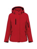 Parka softshell acolchoada com capuz - K651