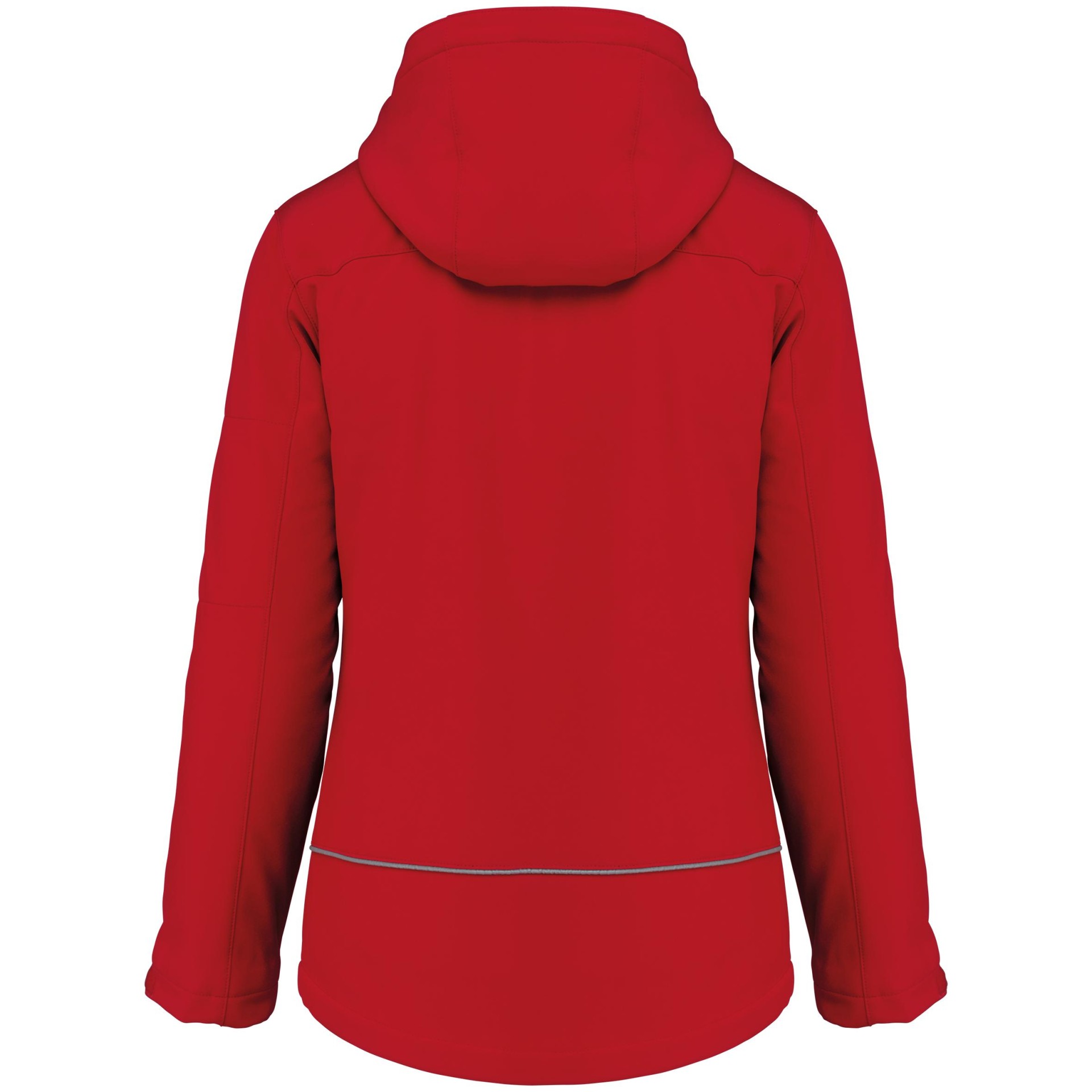 Parka softshell acolchoada com capuz - K651