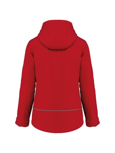 Parka softshell acolchoada com capuz - K651