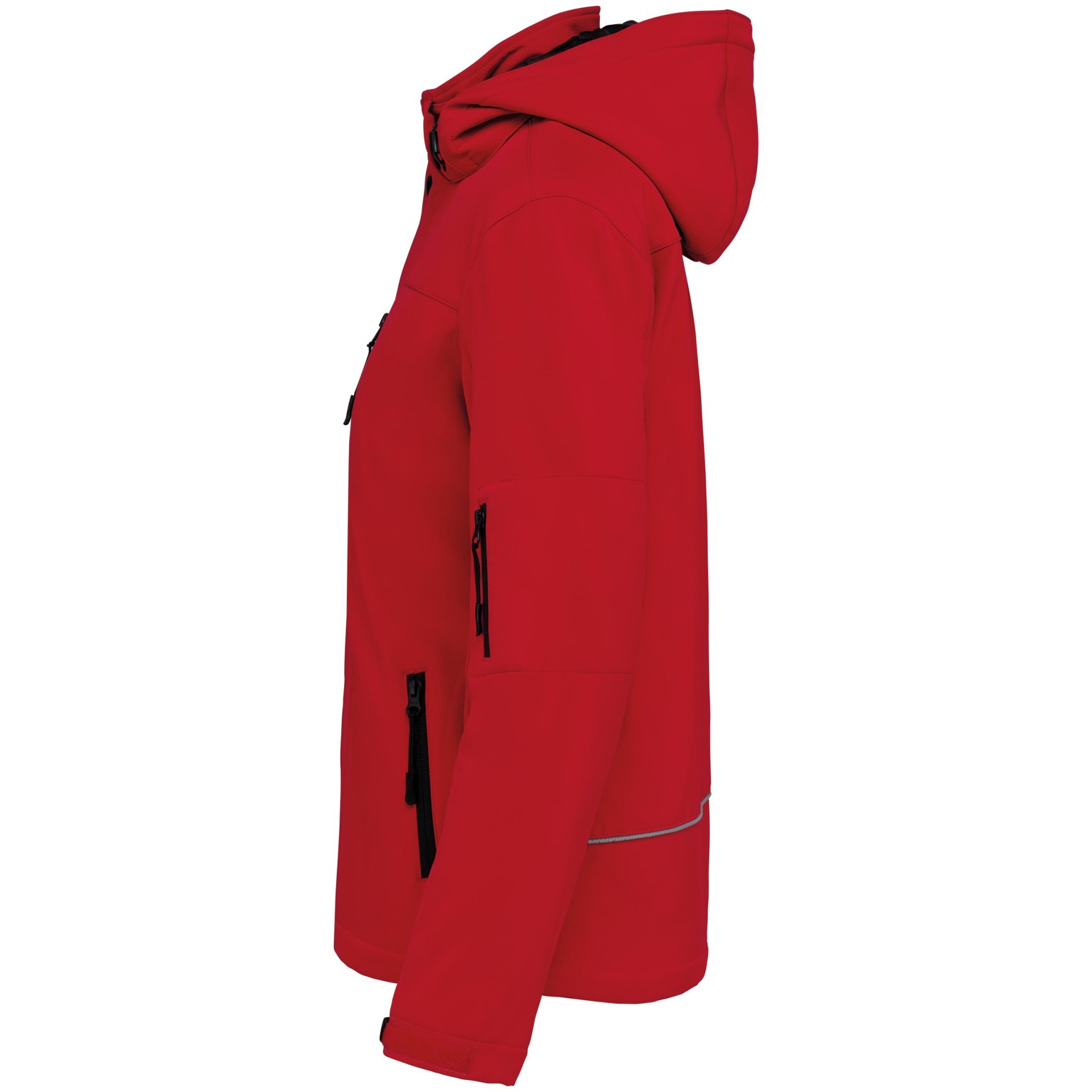 Parka softshell acolchoada com capuz - K651