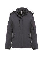 Parka softshell acolchoada com capuz - K651