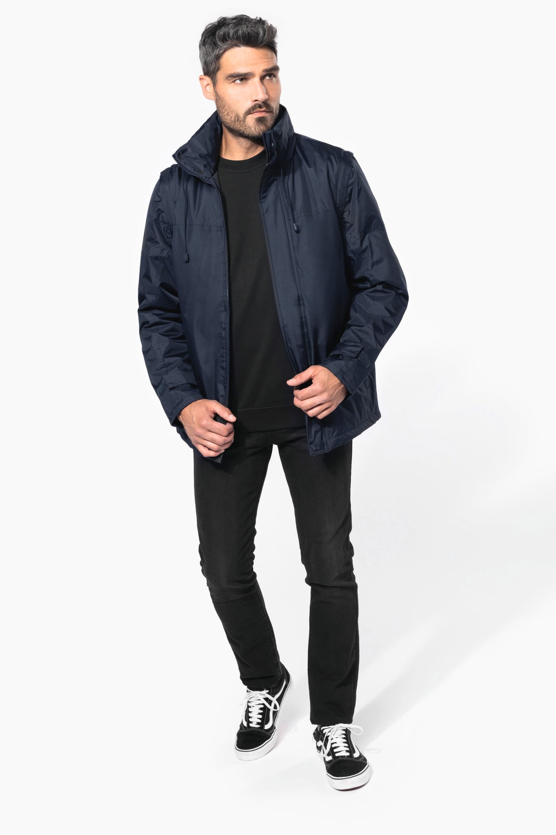 Blusão com mangas amovíveis - K693