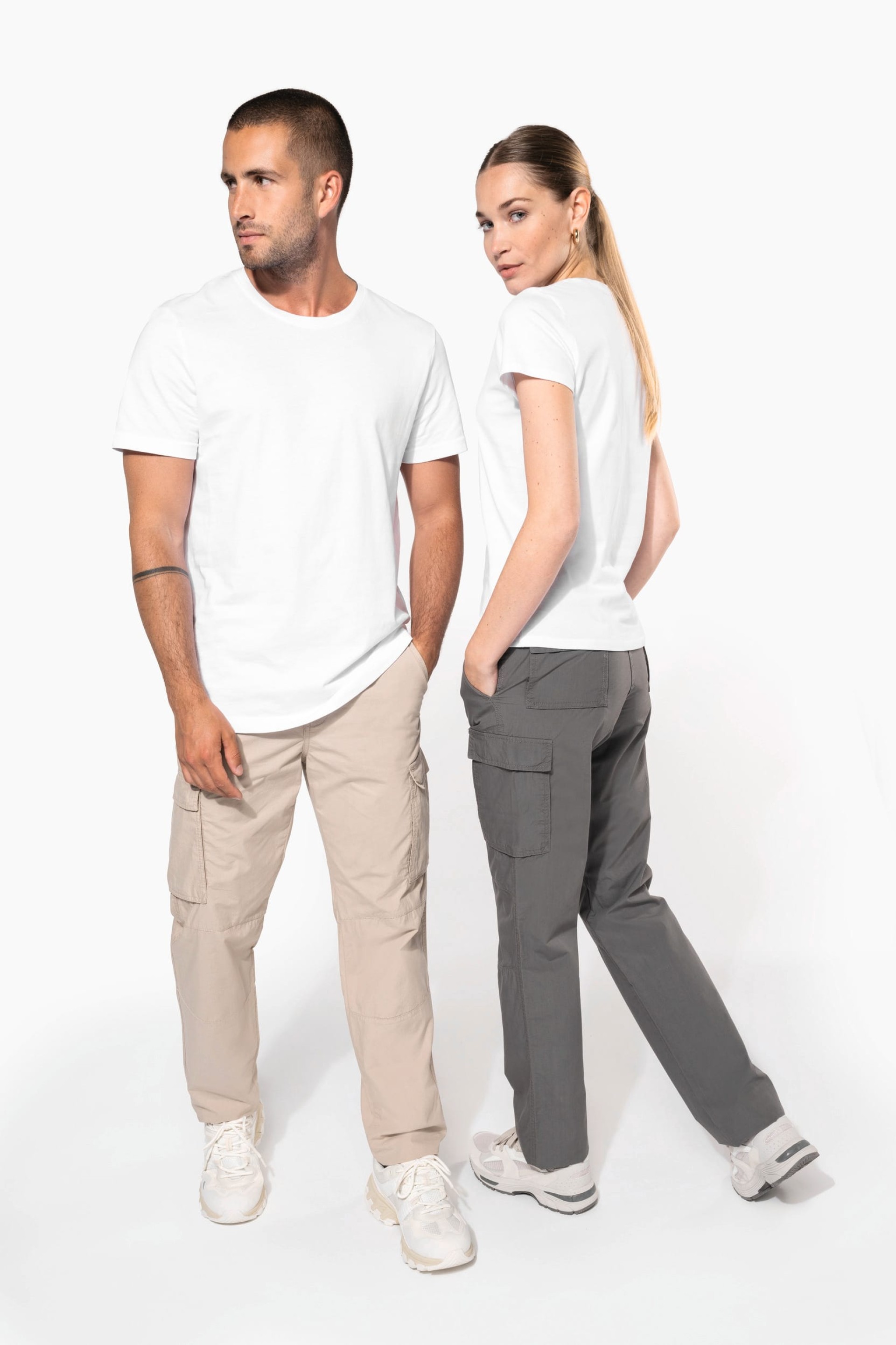 Calças leves multibolsos - K746