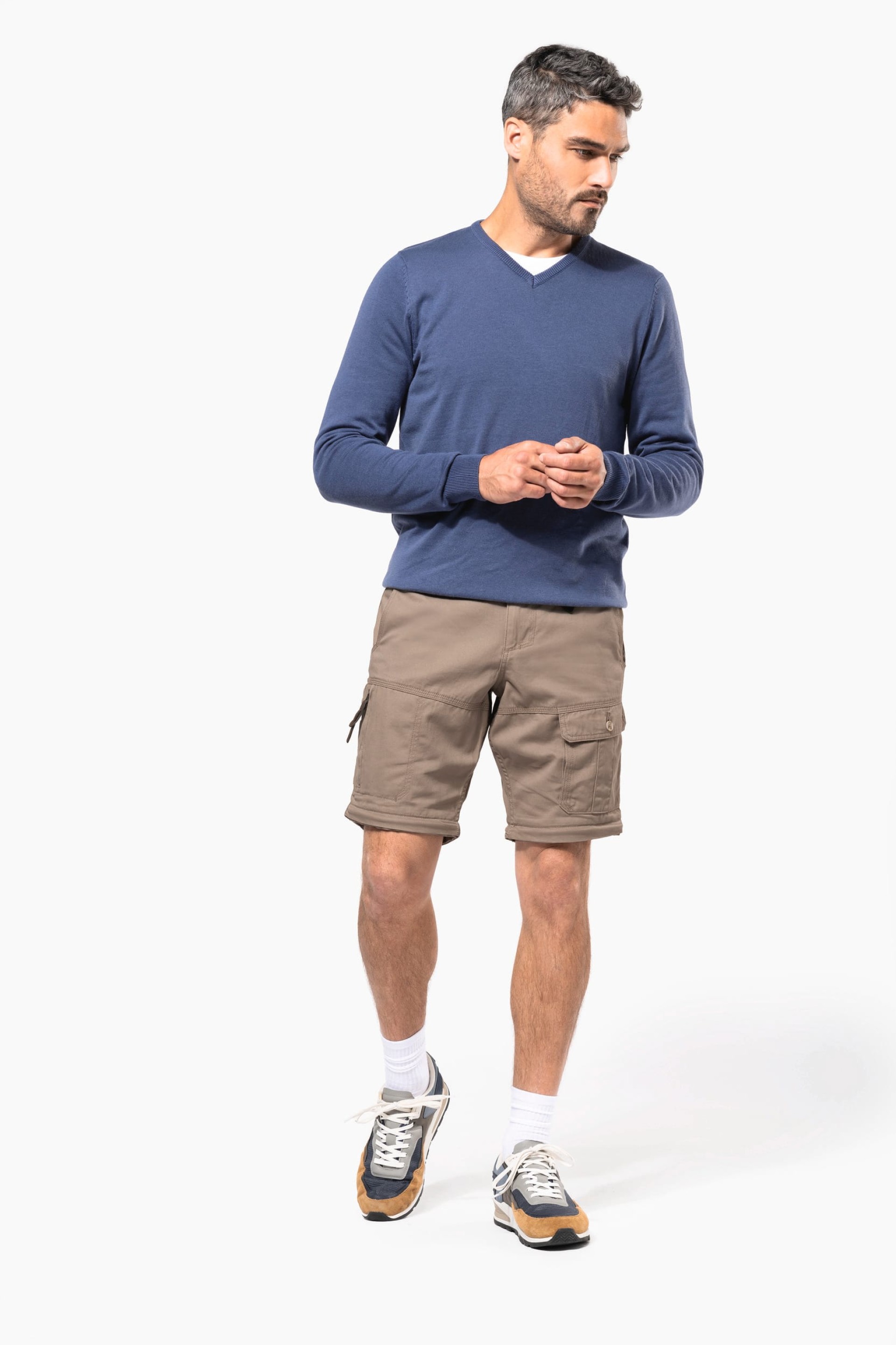 Calças multibolsos 2 em 1 - K785