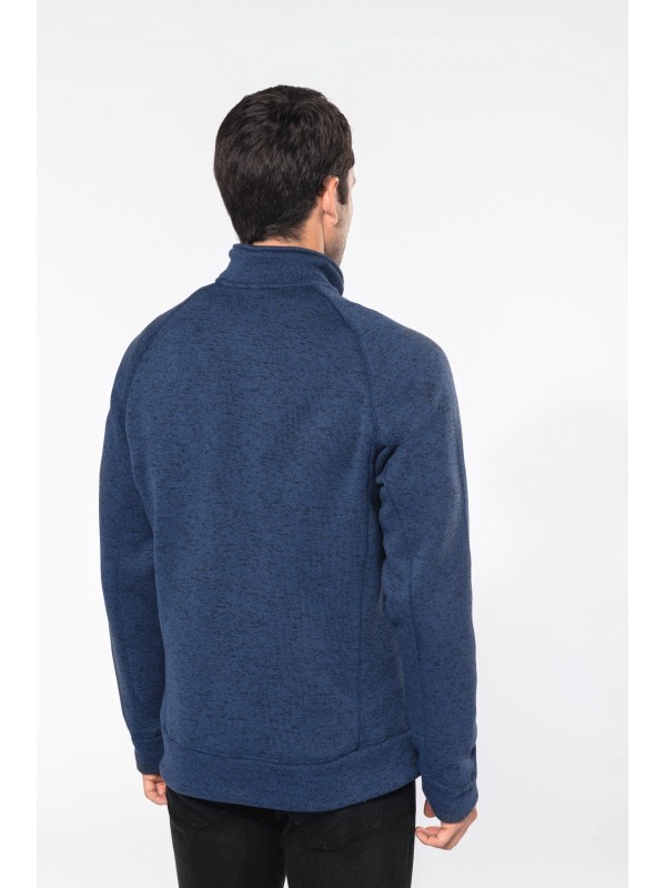 Casaco em malha mesclada - K9106