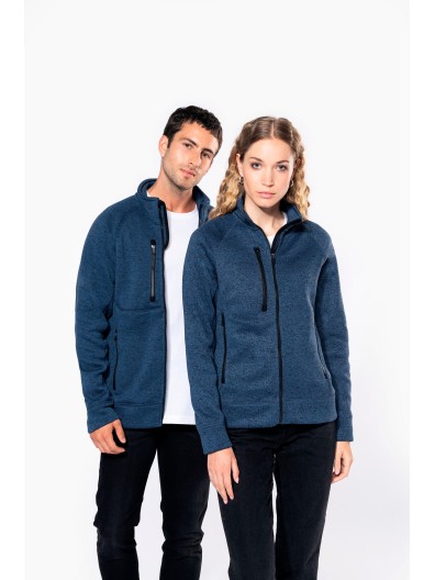 Casaco em malha mesclada - K9106