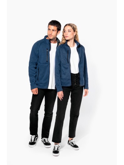 Casaco em malha mesclada - K9106