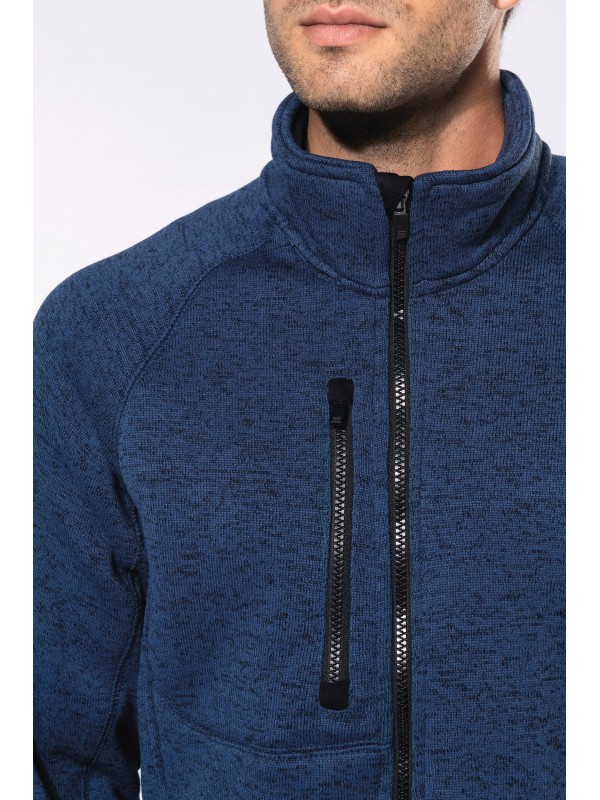 Casaco em malha mesclada - K9106