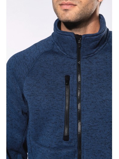 Casaco em malha mesclada - K9106