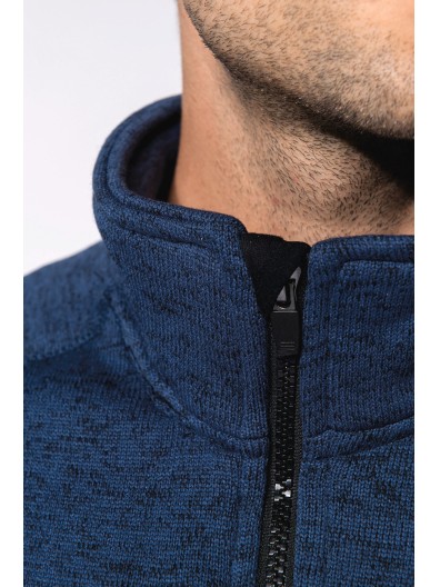 Casaco em malha mesclada - K9106