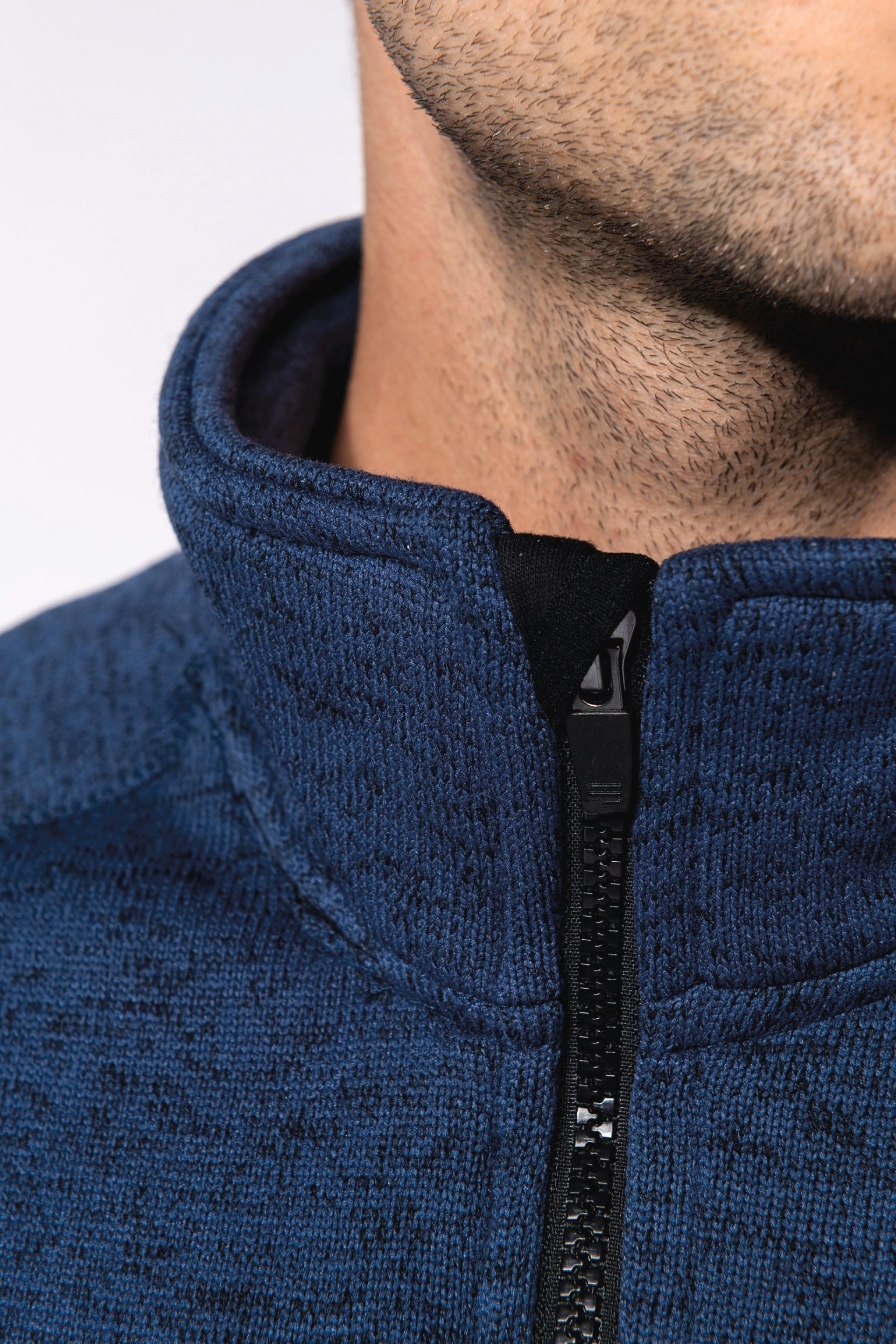 Casaco em malha mesclada - K9106