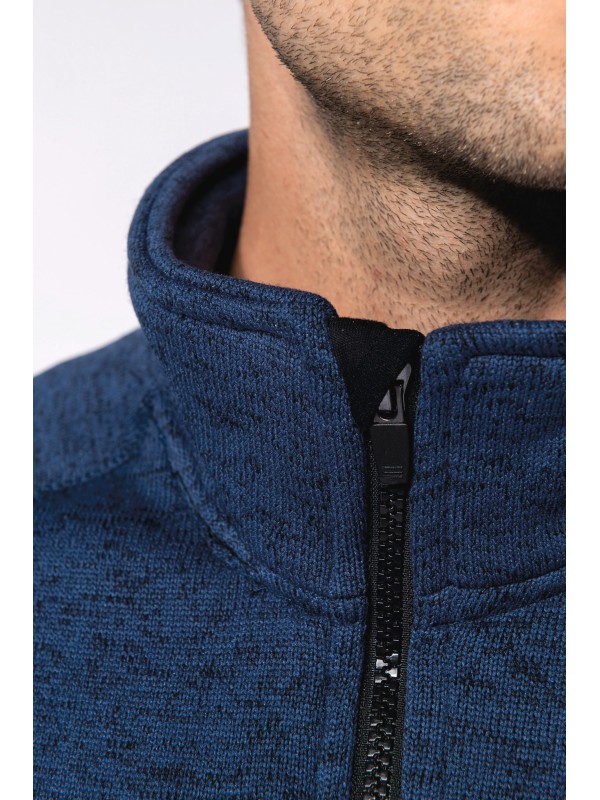 Casaco em malha mesclada - K9106