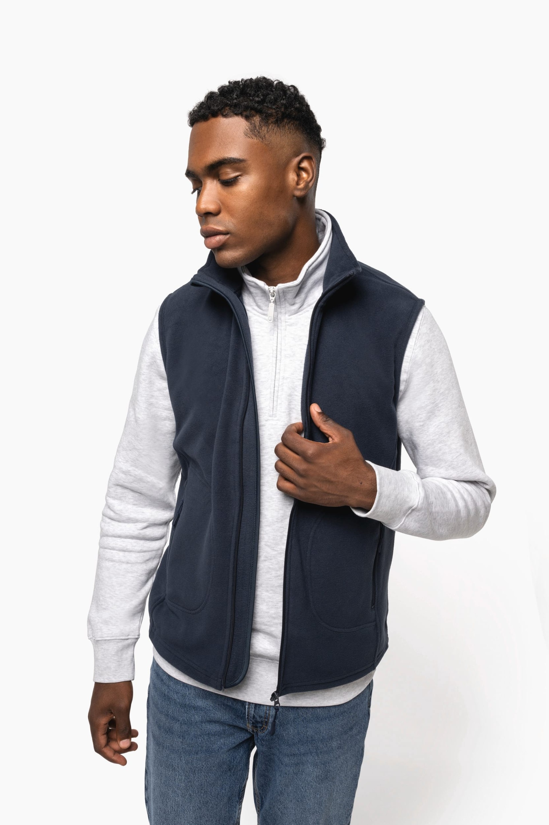 Colete micropolar eco-responsável unissexo - K9120