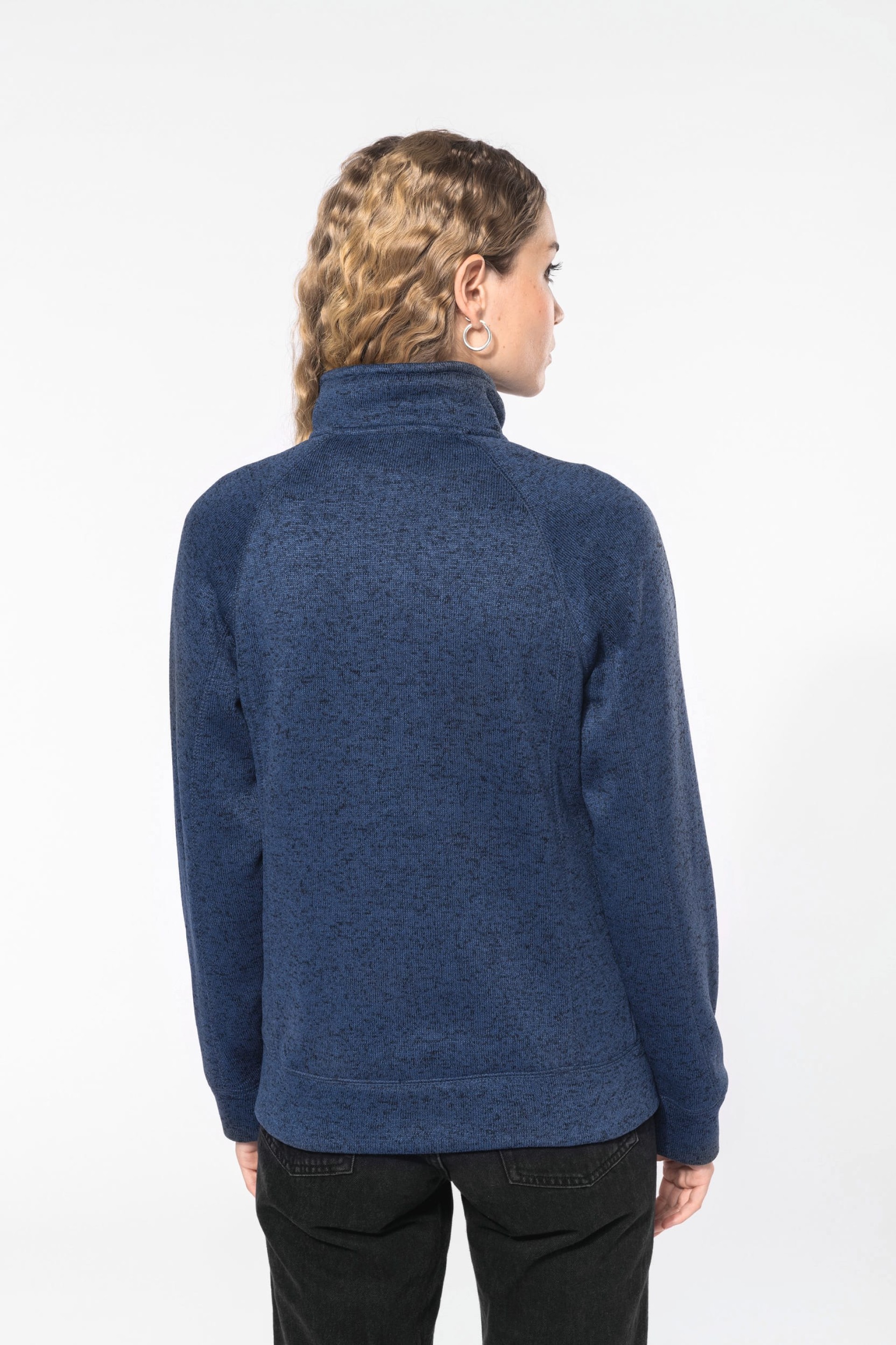 Casaco em malha mesclada - K9107