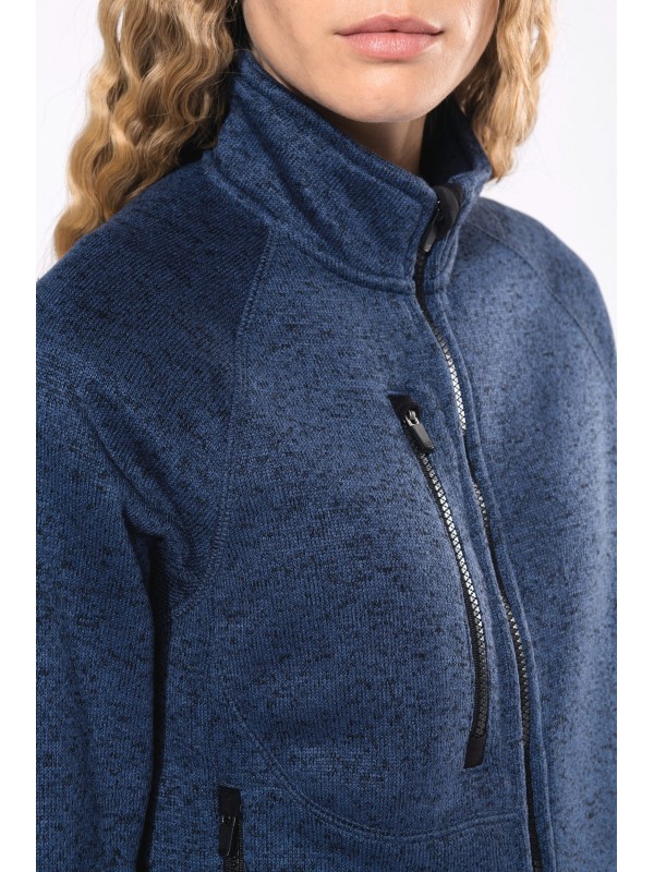 Casaco em malha mesclada - K9107