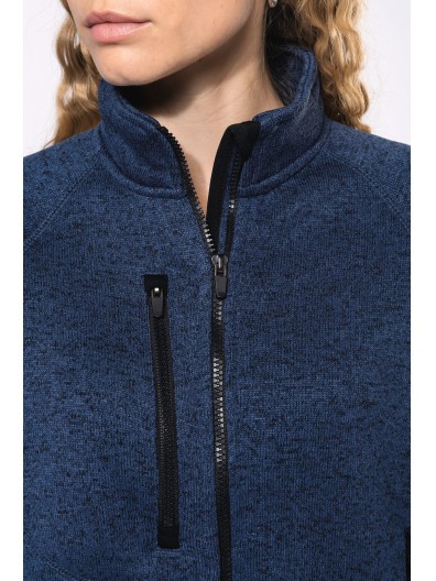 Casaco em malha mesclada - K9107