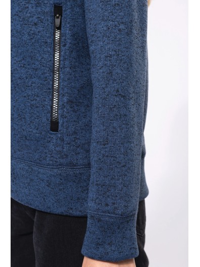 Casaco em malha mesclada - K9107
