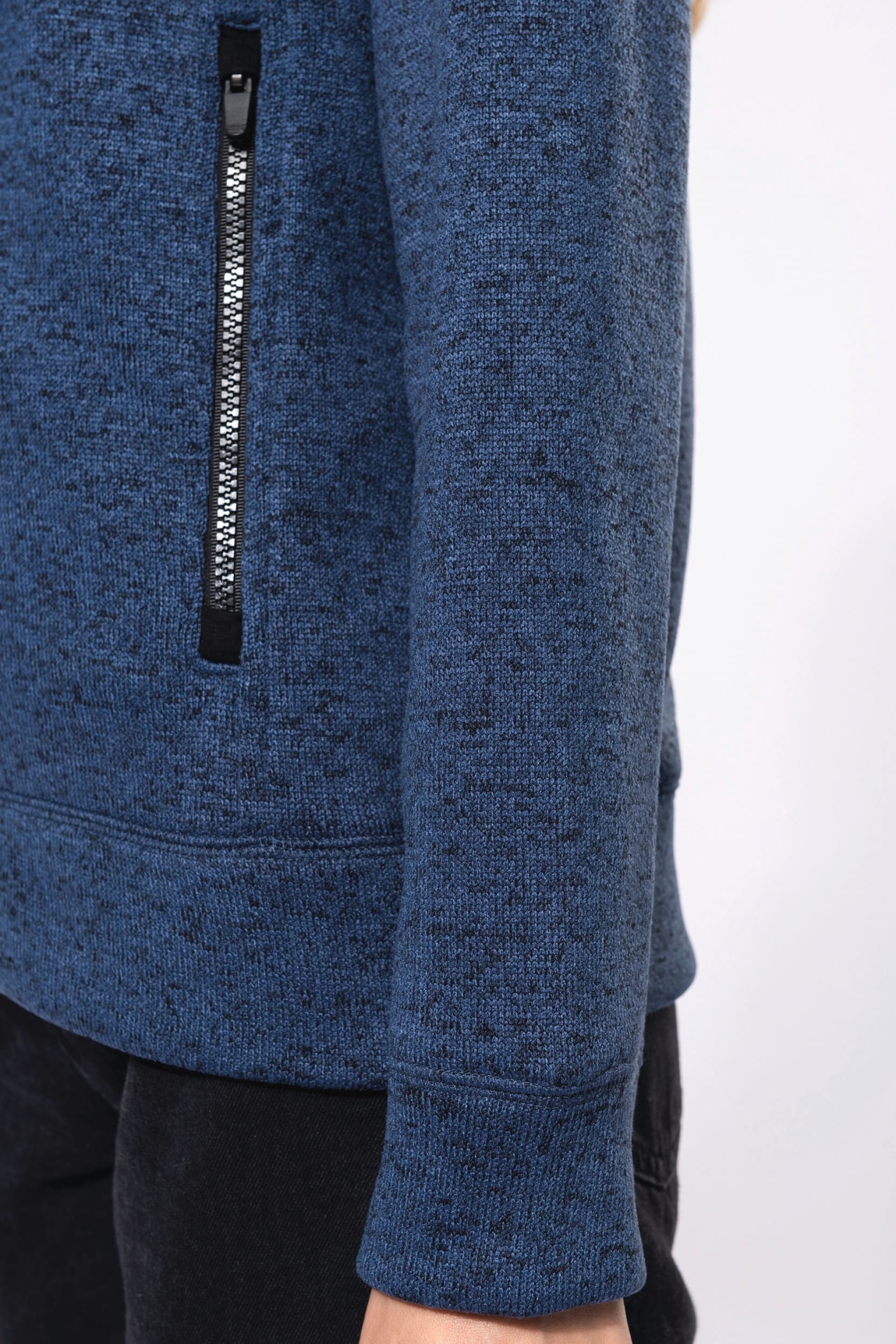 Casaco em malha mesclada - K9107