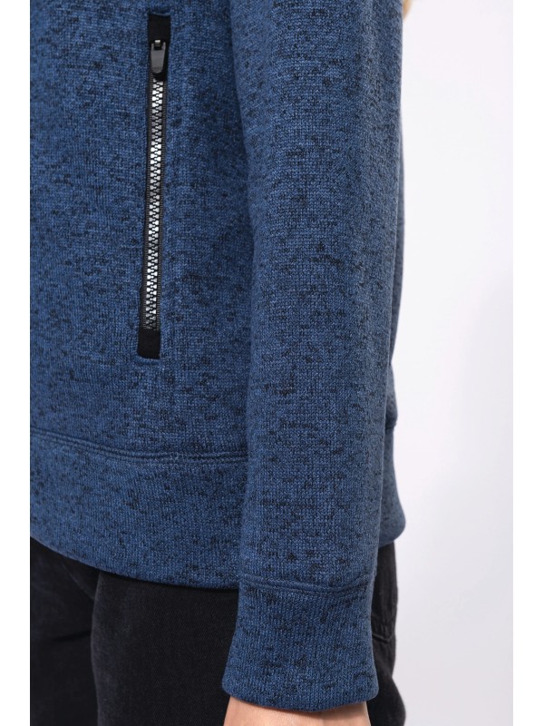 Casaco em malha mesclada - K9107