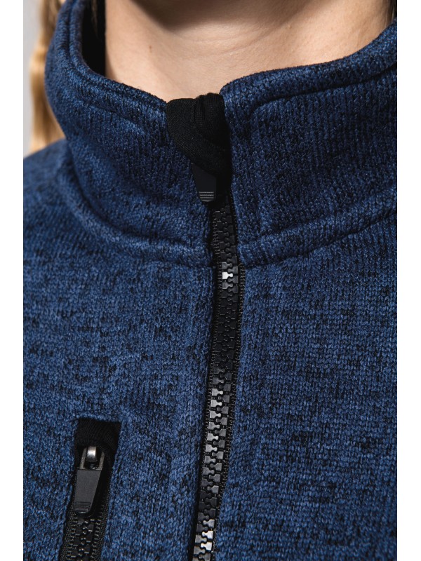 Casaco em malha mesclada - K9107