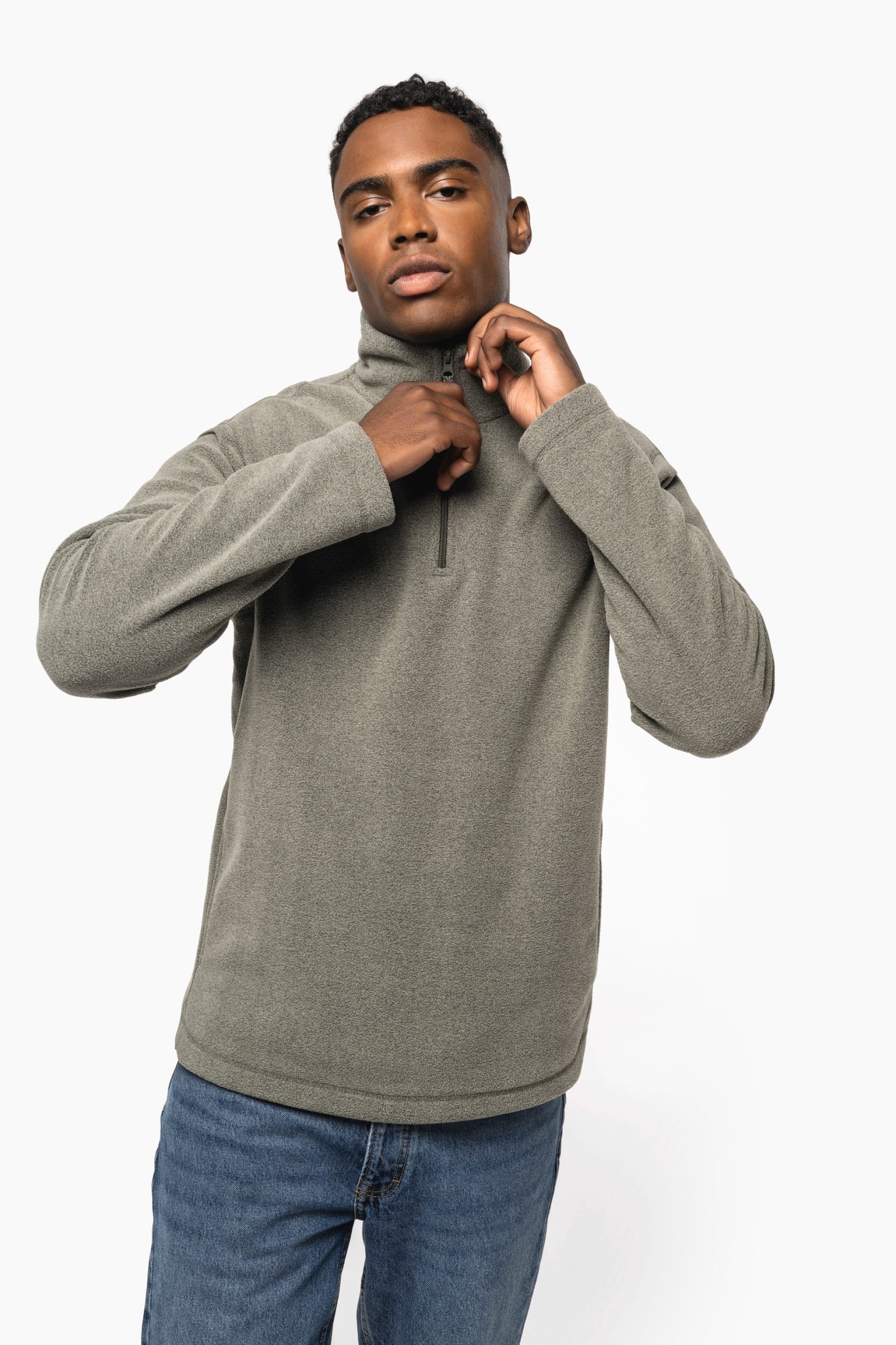 Camisola micropolar 1/2 fecho ENZO - K912