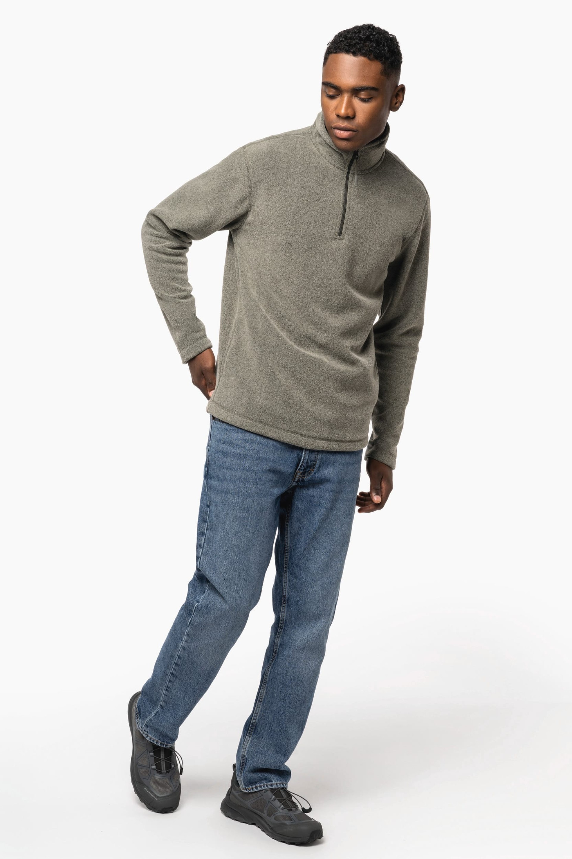 Camisola micropolar 1/2 fecho ENZO - K912