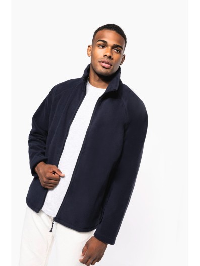 Casaco micropolar com mangas raglan - K917