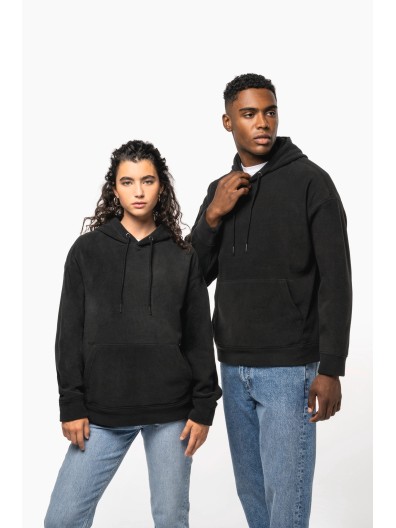 Sweatshirt com capuz oversize em polar reciclado unissexo - K949