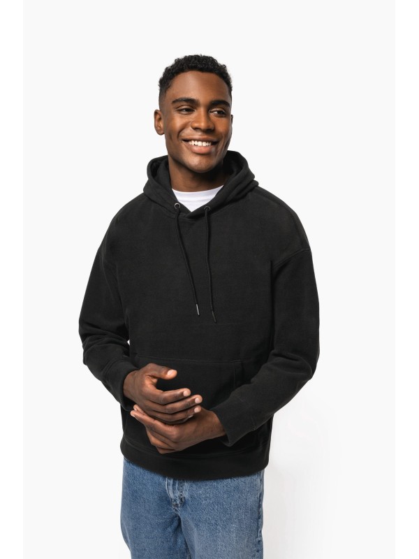 Sweatshirt com capuz oversize em polar reciclado unissexo - K949