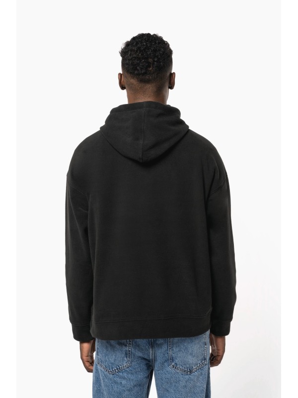 Sweatshirt com capuz oversize em polar reciclado unissexo - K949