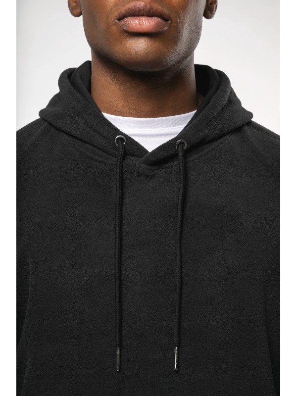 Sweatshirt com capuz oversize em polar reciclado unissexo - K949