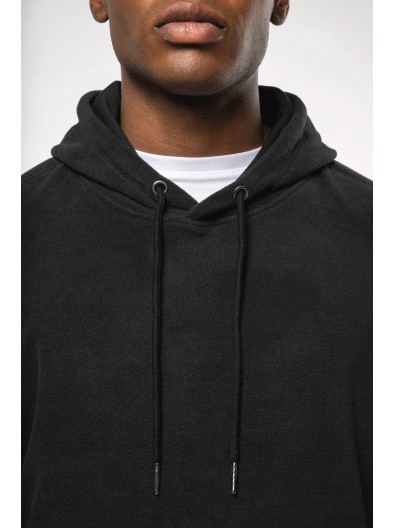 Sweatshirt com capuz oversize em polar reciclado unissexo - K949