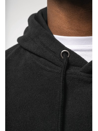 Sweatshirt com capuz oversize em polar reciclado unissexo - K949