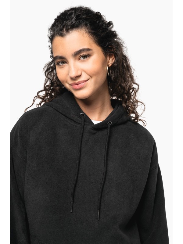 Sweatshirt com capuz oversize em polar reciclado unissexo - K949