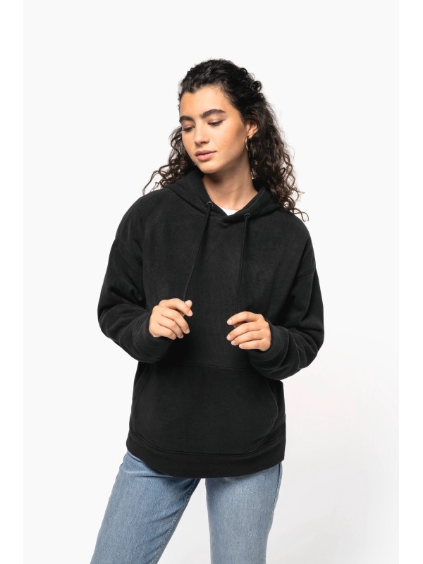 Sweatshirt com capuz oversize em polar reciclado unissexo - K949