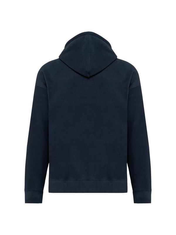 Sweatshirt com capuz oversize em polar reciclado unissexo - K949