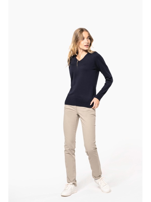 Pullover decote V - K966